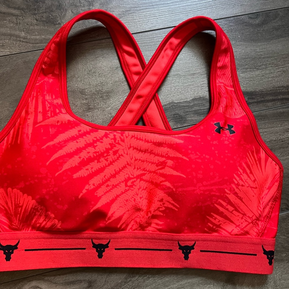 Under Armour Tropical Red Sports Bra